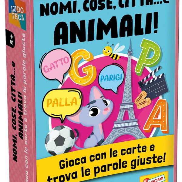 Ludoteca le carte dei bambini nomi, cose, citta'  e animali! - LISCIANI