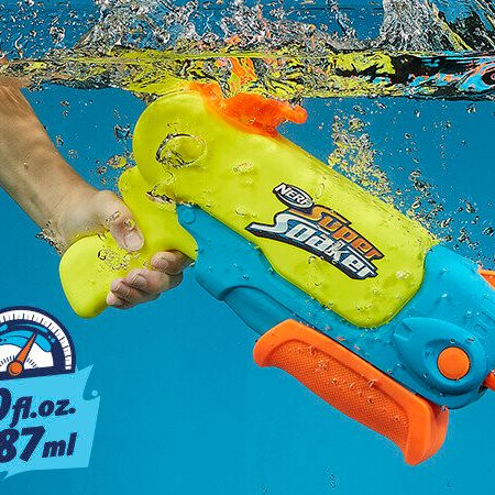 Nerf supersoaker - wave spray, blaster ad acqua, giochi all'aperto e giocattoli ad acqua - NERF