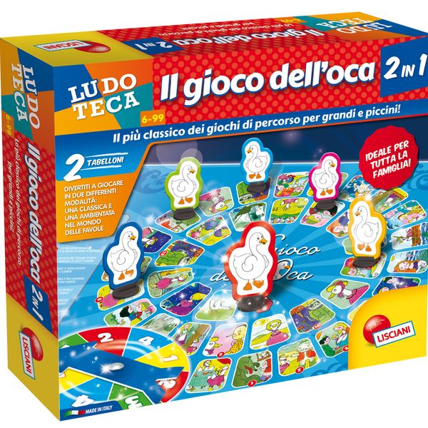 Ludoteca il gioco dell'oca 2 in 1 - LISCIANI