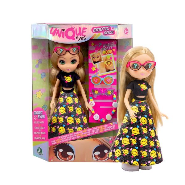 Unique eyes emotic gaze amy - con i nuovi occhiali potrai scegliere lo stato d'animo della tua bambola preferita - UNIQUE EYES