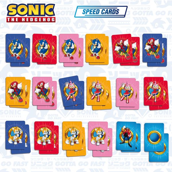 Sonic cards games - LISCIANI, Sonic