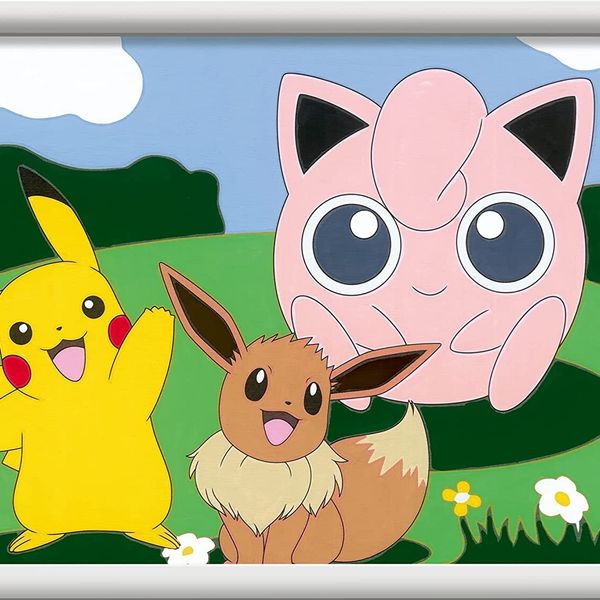 Ravensburger - creart serie d: pokémon classics, kit per dipingere con i numeri, gioco creativo per bambini 7+ anni - CREART, POKEMON, RAVENSBURGER