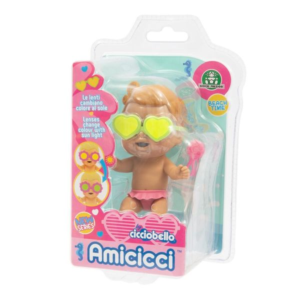 Cicciobello amicicci beach megan con occhiali dotati di lenti che cambiano colore quando sono esposti al sole - CICCIOBELLO AMICICCI, GIOCHI PREZIOSI