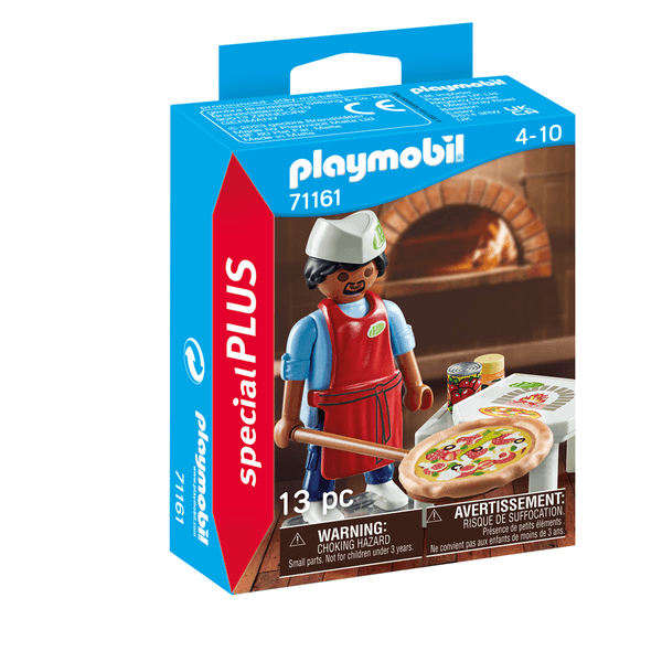 Playmobil special plus 71161 pizzaiolo per bambini dai 4 anni in su - Playmobil