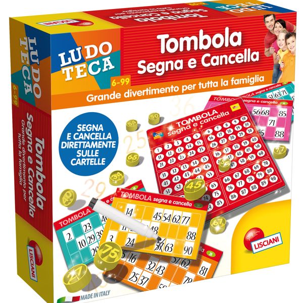 Ludoteca tombola segna e cancella - LISCIANI