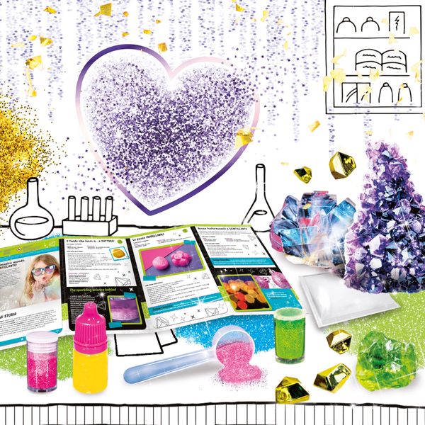 I'm a genius scienza pocket esperimenti con glitter - LISCIANI