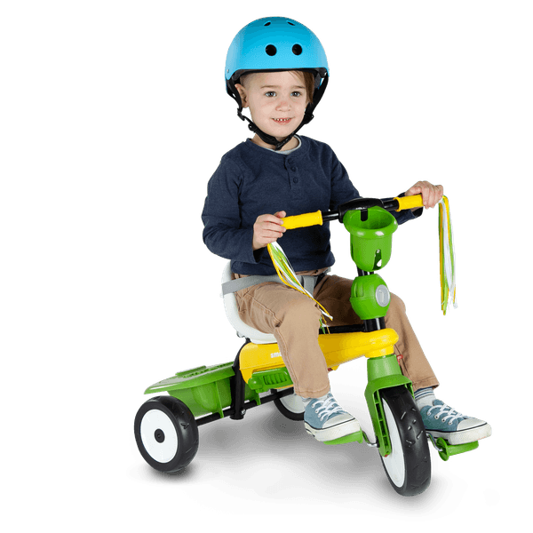 Triciclo 3in1 smartrike breeze, ideale da 15 a 36 mesi, sistema di guida touch steering, ammortizzatori brevettati per il massimo comfort - versione dinosauro - SMART TRIKE, SUN&SPORT