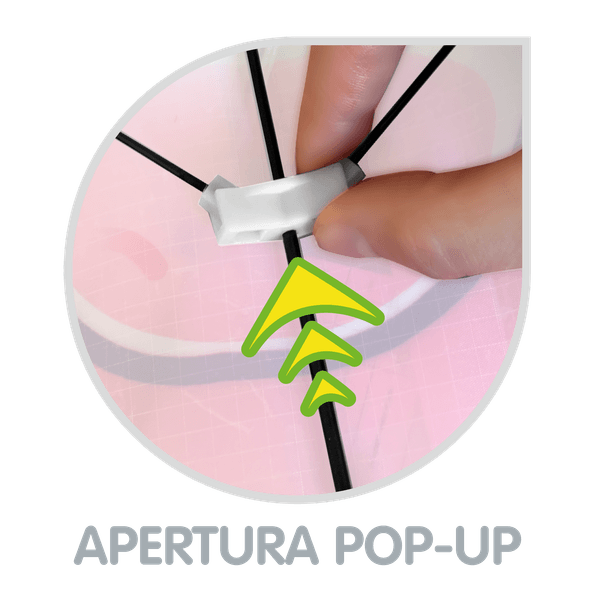 Aquilone colorato in nylon ripstop di 55x57 cm con struttura in fibra di vetro e 25 m di corda - facile apertura pop-up - disponibile in diverse varianti - SUN&SPORT