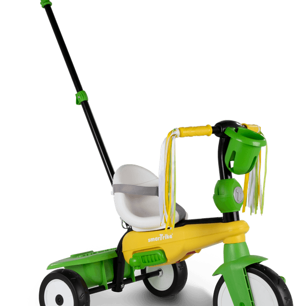 Triciclo 3in1 smartrike breeze, ideale da 15 a 36 mesi, sistema di guida touch steering, ammortizzatori brevettati per il massimo comfort - versione dinosauro - SMART TRIKE, SUN&SPORT