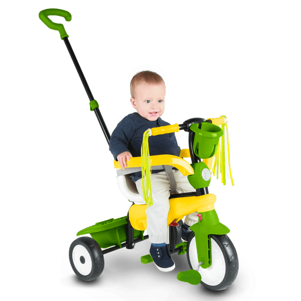 Triciclo 3in1 smartrike breeze, ideale da 15 a 36 mesi, sistema di guida touch steering, ammortizzatori brevettati per il massimo comfort - versione dinosauro - SMART TRIKE, SUN&SPORT