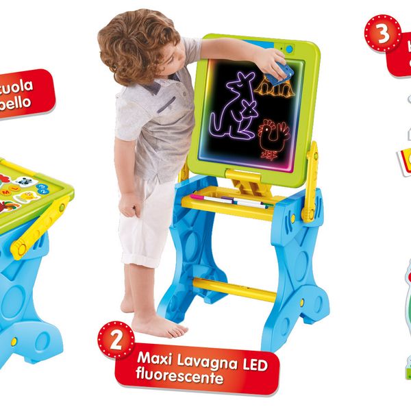 Carotina banchetto lavagna led 3 in 1 - LISCIANI