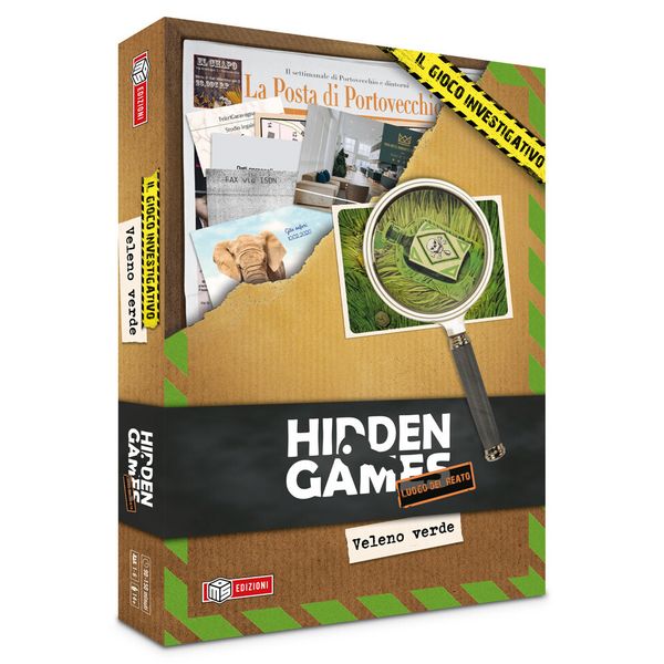 Hidden games - luogo del reato - veleno verde - ms edizioni - MAGIC STORE