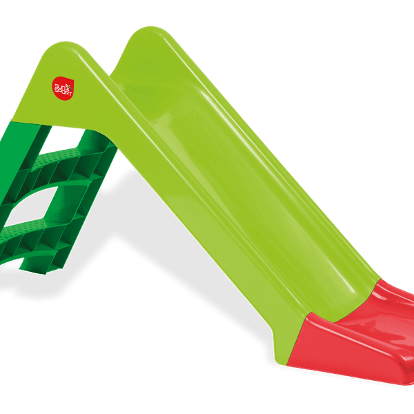 Scivolo per bambini, 3 gradini antiscivolo, verde e rosa, massimo supporto di 30 kg, facile e veloce da montare - disponbile in verde e rosa - SUN&SPORT