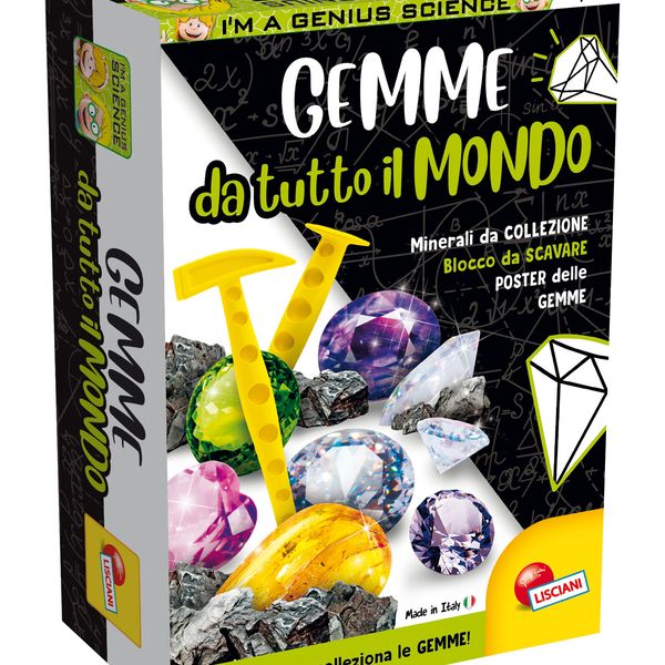 I'm a genius scienza pocket gemme da tutto il mondo - LISCIANI