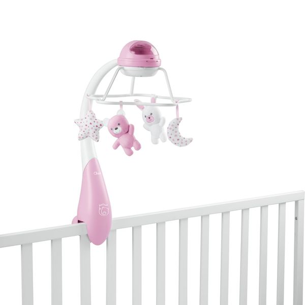 Chicco  -  giostrina musicale arcobaleno rosa, 0m+ - Chicco