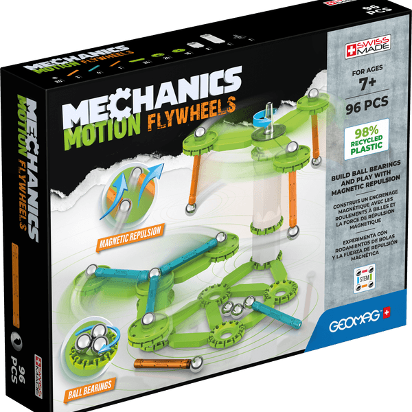756 geomag mechanics motion recycled flywheels 96 pcs - Geomag