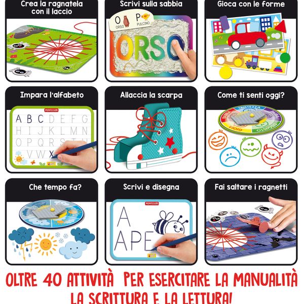 Montessori il mio banchetto dei giochi educativi - LISCIANI