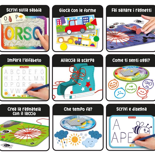 Montessori il mio banchetto dei giochi educativi - LISCIANI