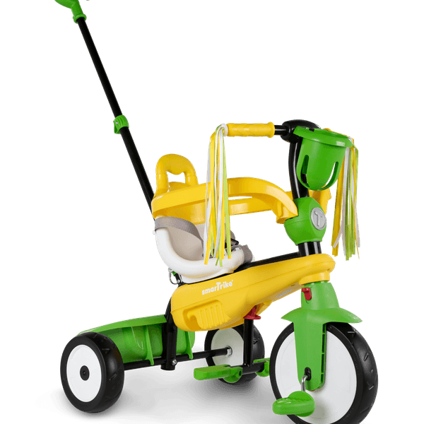 Triciclo 3in1 smartrike breeze, ideale da 15 a 36 mesi, sistema di guida touch steering, ammortizzatori brevettati per il massimo comfort - versione dinosauro - SMART TRIKE, SUN&SPORT