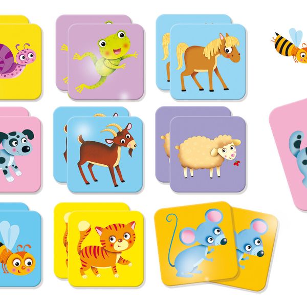 Carotina baby memo gli animali - LISCIANI