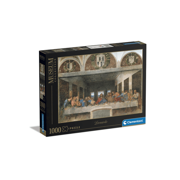 Clementoni puzzle museum collection leonardo, "the last supper" - 1000 pezzi, puzzle adulti - CLEMENTONI