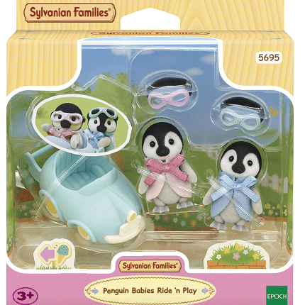 Pinguini con auto -  personaggi e playset del meraviglioso mondo sylvanian families - SYLVANIAN FAMILIES
