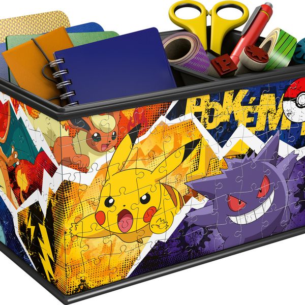 Ravensburger - 3d puzzle storage box pokémon, 216 pezzi, 8+ anni - POKEMON, RAVENSBURGER, RAVENSBURGER 3D PUZZLE
