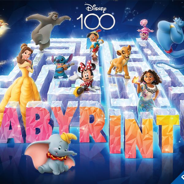 Ravensburger – labirinto magico disney 100th anniversary labyrinth, gioco da tavolo, da 2 a 4 giocatori, 7+ anni - RAVENSBURGER, Disney