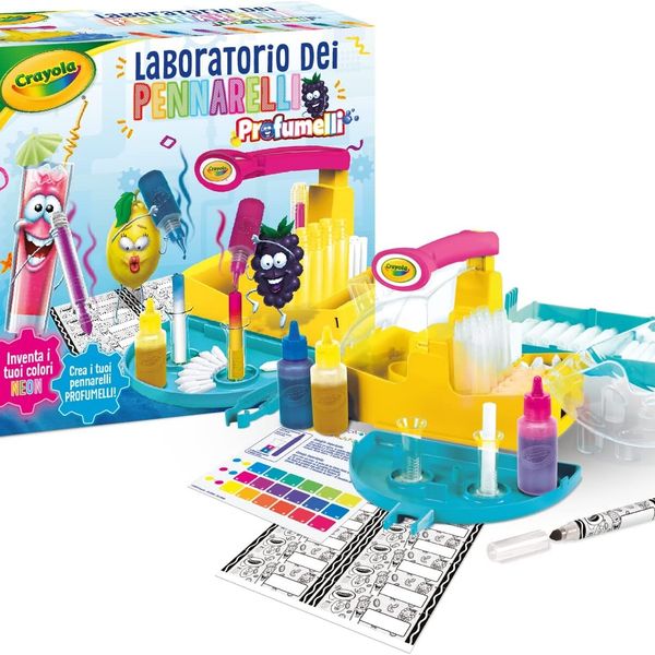 Crayola - laboratorio dei pennarelli profumelli - neon edition - crea i tuoi pennarelli! inventa i tuoi colori! - CRAYOLA