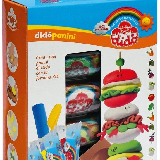 Dido' giocacrea le mie ricette panini - set creativo con pasta per giocare - DIDO'