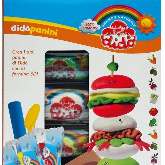 Dido' giocacrea le mie ricette panini - set creativo con pasta per giocare - DIDO'