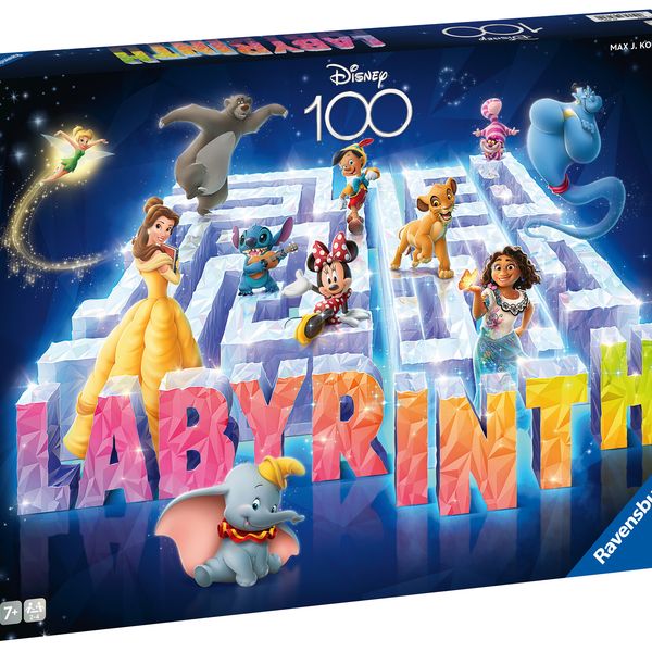 Ravensburger – labirinto magico disney 100th anniversary labyrinth, gioco da tavolo, da 2 a 4 giocatori, 7+ anni - RAVENSBURGER, Disney