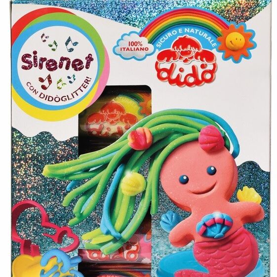 Dido' giocacrea fantamici sirenet - set creativo con pasta per giocare - DIDO'