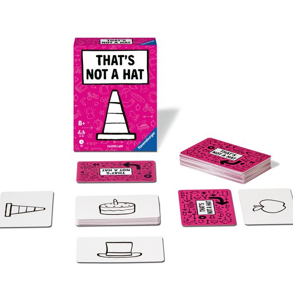 Ravensburger - that's not a hat, gioco di carte per tutta la famiglia, 8+ anni - RAVENSBURGER
