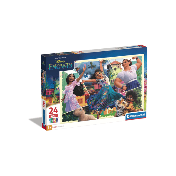 Clementoni supercolor puzzle disney encanto - 24 maxi pezzi, puzzle bambini 3 anni - CLEMENTONI, DISNEY PRINCESS, ENCANTO