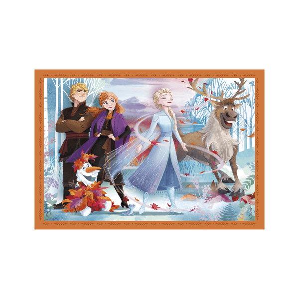 Clementoni supercolor puzzle 4in1 disney frozen - 1x12 + 1x16 + 1x20 + 1x24 pezzi, puzzle bambini 3 anni - CLEMENTONI, DISNEY PRINCESS