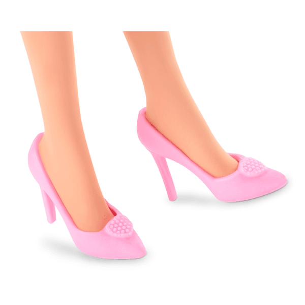 Barbie the movie - margot robbie, bambola del film barbie da collezione con abito vintage a quadretti rosa e bianco e collana con margherita, 3+ anni, hpj96 - Barbie