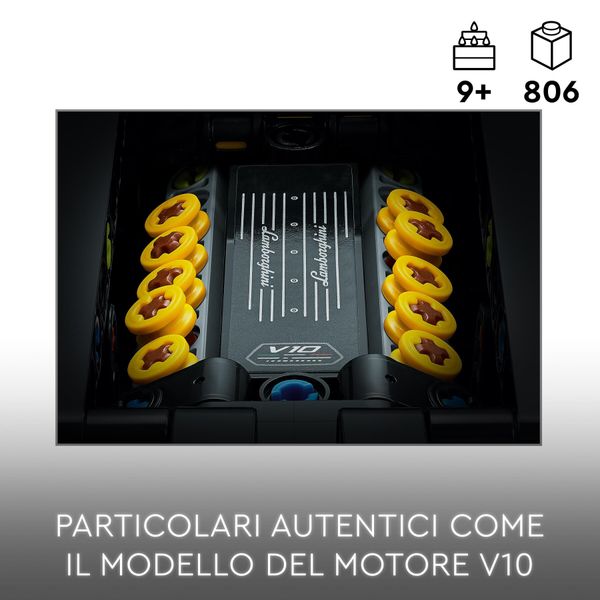 Lego technic 42161 lamborghini huracán tecnica, modellino di auto da costruire, macchina giocattolo per bambini - LEGO TECHNIC, LEGO