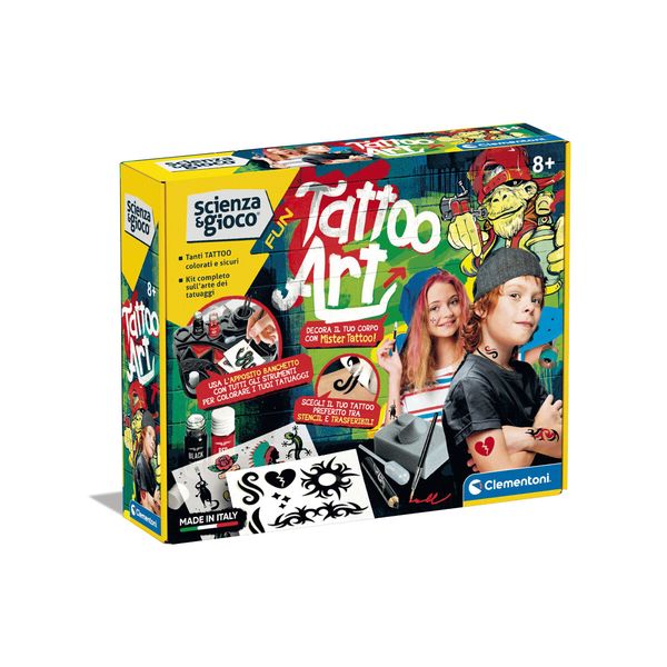 Clementoni - 19357 - tattoo art - CLEMENTONI, Scienza e Gioco
