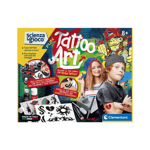 Clementoni - 19357 - tattoo art - CLEMENTONI, Scienza e Gioco