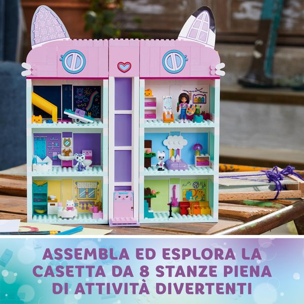 Lego 10788 la casa delle bambole di gabby, casa giocattolo a 4 piani e 8 stanze con i personaggi di gabby, regalo bambini 4+ - GABBY'S DOLLHOUSE, LEGO