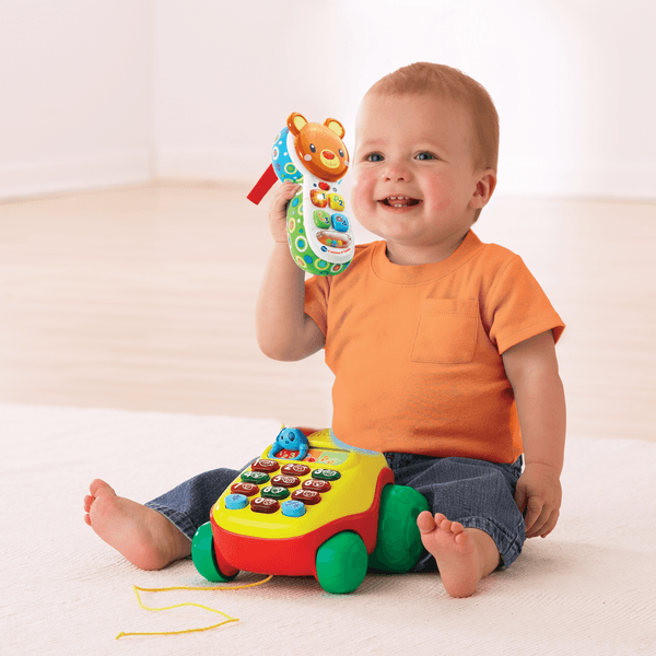 Vtech - il telefono di teddy, baby telefono interattivo per i più piccoli - VTECH