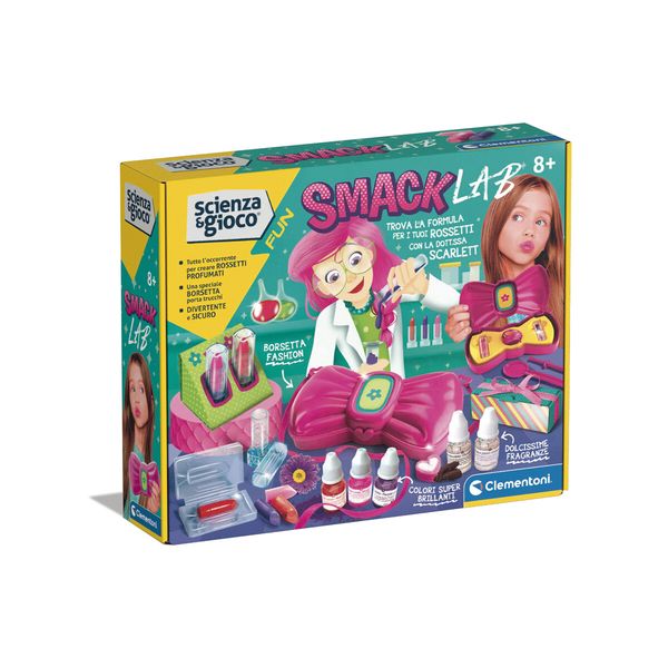 Clementoni - 19353 - smack lab - ricco kit scientifico e creativo - CLEMENTONI, Scienza e Gioco