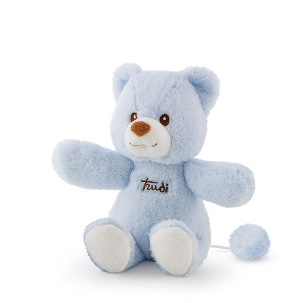 Trudi - orso carillon  cremino azzurro - taglia s - Trudi