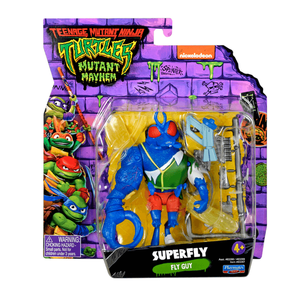 Turtles - caos mutante - action figures tartarughe ninja - superfly - GIOCHI PREZIOSI, Turtles