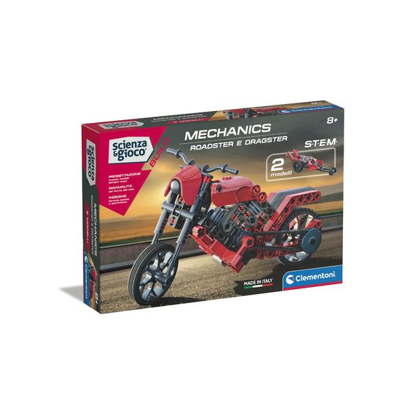 Clementoni - 19333 - roadster e dragster - kit scientifico - CLEMENTONI, Scienza e Gioco
