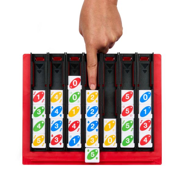 Uno quattro, posiziona quattro tessere e abbina colore e numero - MATTEL GAMES, UNO
