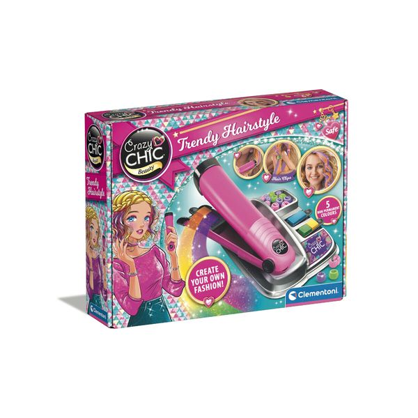 Clementoni - 18750 - crazy chic trendy hairstyle colora capelli - CLEMENTONI, CRAZY CHIC