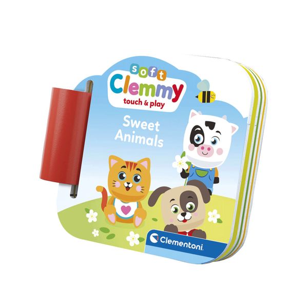 Clementoni - 17849 - clemmy libricino sweet animal book - CLEMENTONI