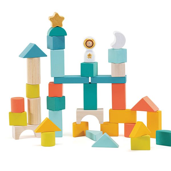Sevi - set cubetti "astronauta con secchiello" (37 pz) - Trudi